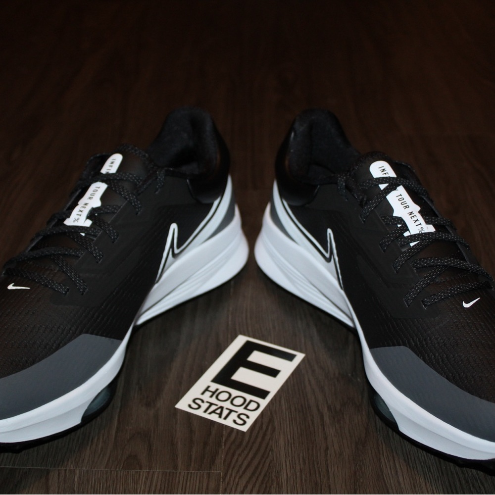 ❌S⭕️LD❌Nike Air Zoom Infinity React Black Grey White Mens Size 13 Golf Shoes - Picture 11 of 17